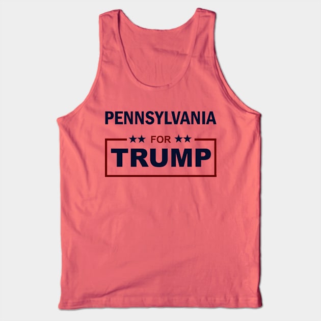 Pennsylvania for Trump Tank Top by ESDesign